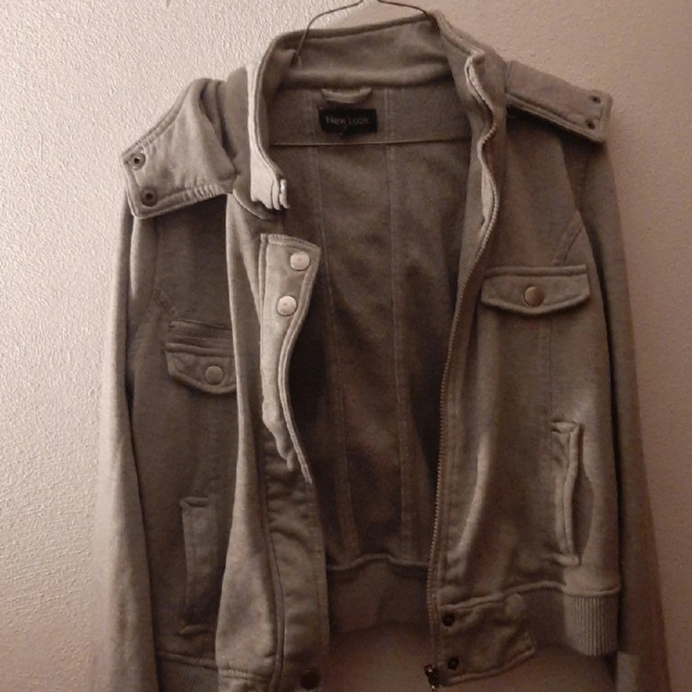 Juniors Hooded Military Jackey